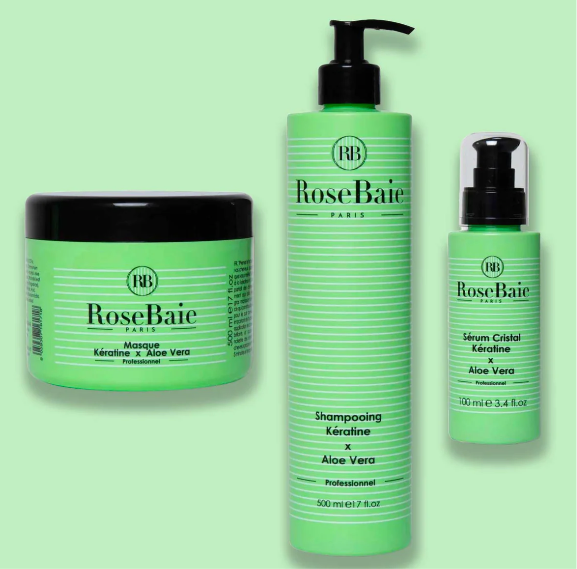 Trio Aloe Vera shampoing masque & sérum