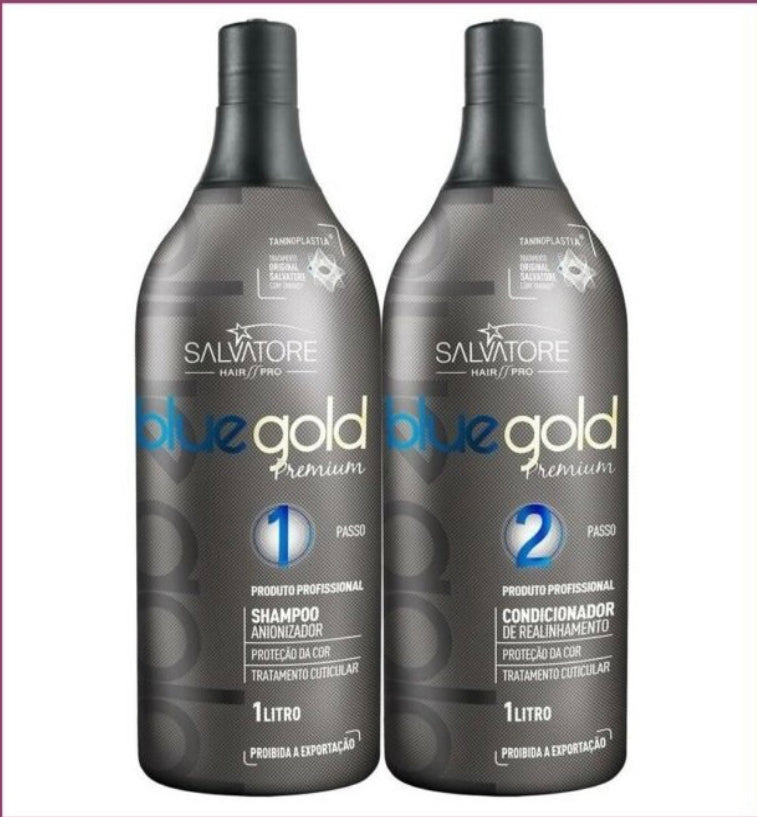 Kit lissage SALVATORE BLUE GOLD PRENUIM