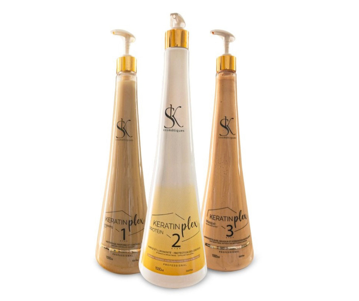 LISSAGE KERATIN PLEX SK COSMETIQUES 3 STEP